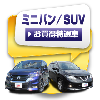 お買得特選ミニバン/SUV